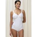 Shaping-Body TRIUMPH "Modern Soft+Cotton BS" Gr. 90, Cup E, weiß Damen Bodies Shaping-Body