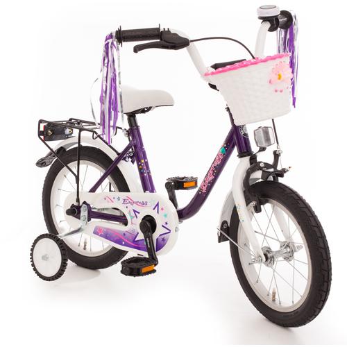„Kinderfahrrad BACHTENKIRCH „“Empress““ Fahrräder Gr. 25 cm, 14 Zoll (35,56 cm), lila Kinder Kinderfahrräder“