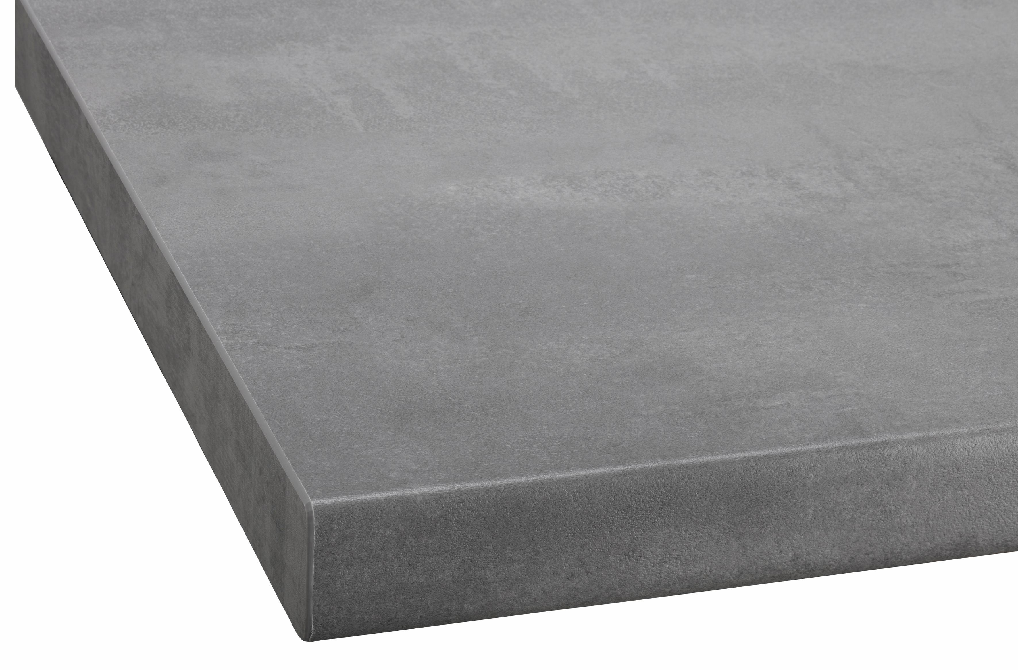 Arbeitsplatte WIHO KÜCHEN "Flexi 38", grau (beton grau), B:280cm H:3,8cm T:60cm, Tischplatten, 38 mm stark Image