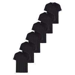 T-Shirt FRUIT OF THE LOOM Gr. XXL (60/62), schwarz (black) Herren Shirts T-Shirts Bestseller