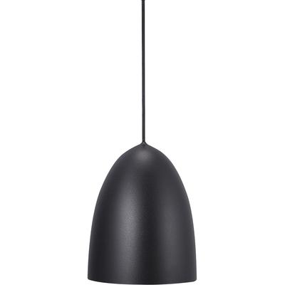 Pendelleuchte "NEXUS", schwarz, Ø 20cm H: 25cm, DESIGN FOR THE PEOPLE, Lampen, Hängeleuchte, Textil Kabel, Skandinavische Design Image