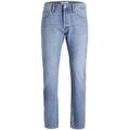 Slim-fit-Jeans JACK & JONES PLUSSIZE "MIKE ORIGINAL" Gr. 42, Länge 32, blau (denim, blue) Herren Jeans Slim Fit