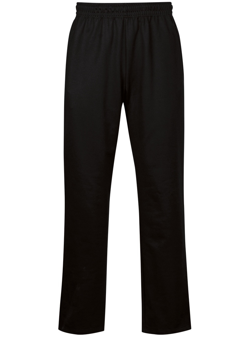 Sweathose TRIGEMA "TRIGEMA Freizeithose aus Sweat-Qualität", Damen, Gr. 5XL, US-Größen, schwarz, 70% Baumwolle, 30% Polyester, Hosen Sweathose