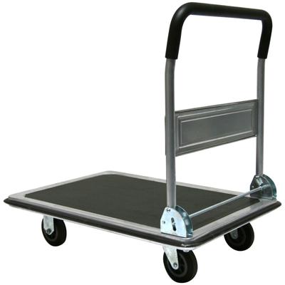 Transportwagen SZ METALL, grau (anthrazit), B:60cm H:87cm L:90cm, Stahl, Transportwagen, bis zu 250 kg Tragkraft