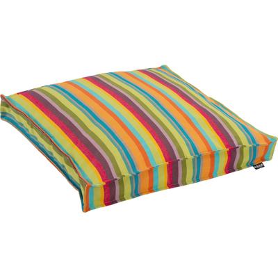 Sitzkissen H.O.C.K. "Yucatan", bunt (bunt, gestreift), B:50cm H:5cm L:50cm, Kunstfaser, Dekokissen_Sitzkissen_Kissenhüllen, 50/50/5 cm Image