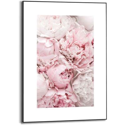 Bild REINDERS "Gerahmtes Bild Pfingstrosen Blumen - Romantisch", rosa (farbe bild(er): rosa), B:50cm H:70cm, MDF, Bilder Image