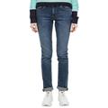 Slim-fit-Jeans QS "Catie Slim" Gr. 40, Länge 32, blau (blue denim medium32) Damen Jeans Röhrenjeans