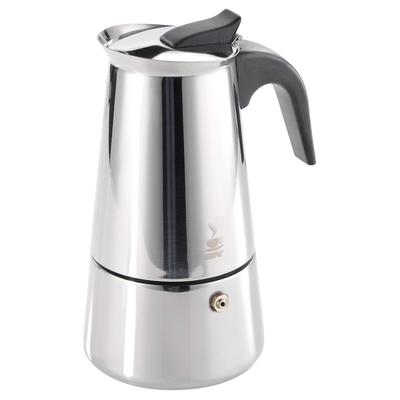 Espressokocher GEFU "Emilio", silber (silberfarben), 2 Tassen, 2 Tasse(n), Kaffeemaschinen, für alle Herdarten Image