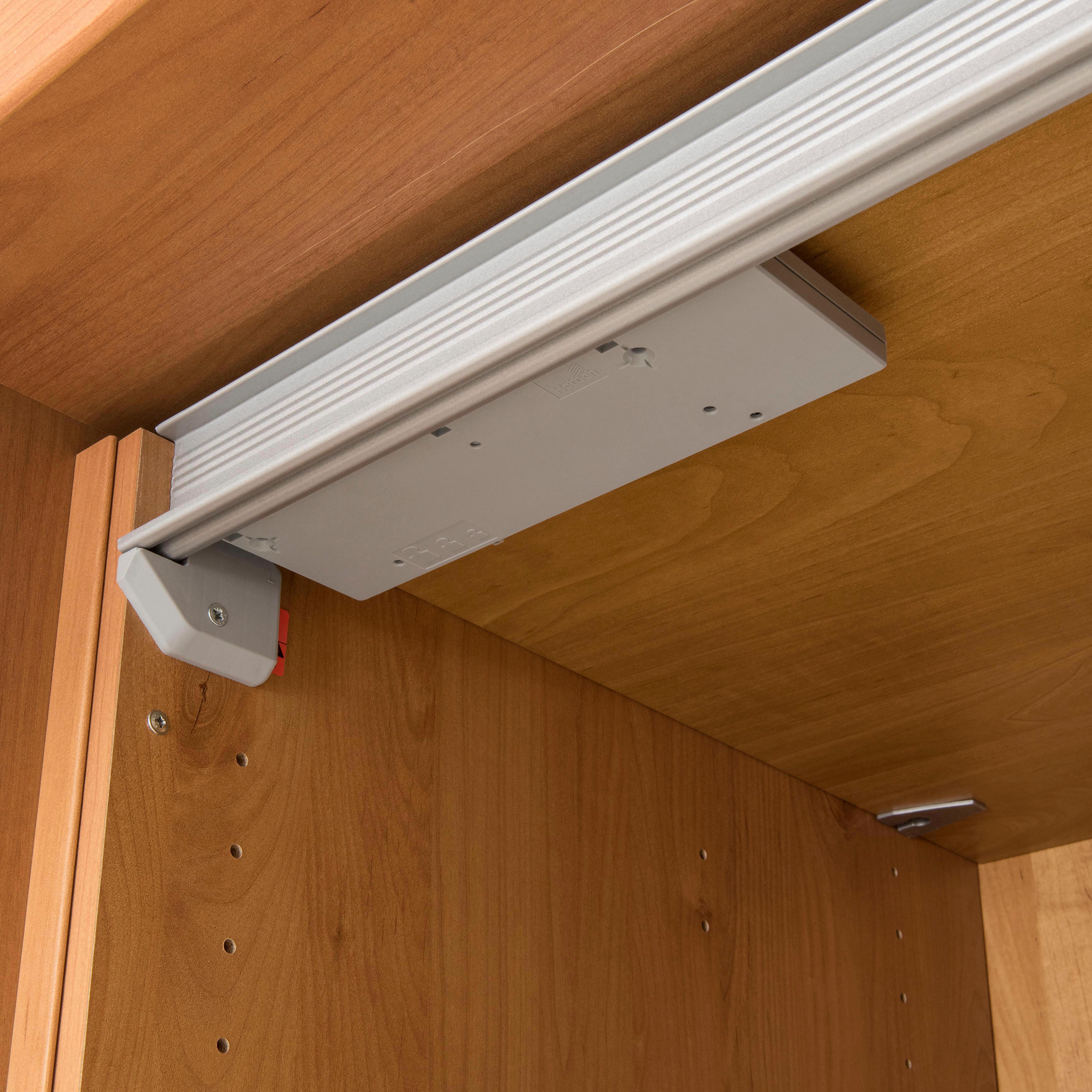 Schwebetürselbsteinzug WIEMANN, grau, Kunststoff, Türdämpfer, (2er Set)