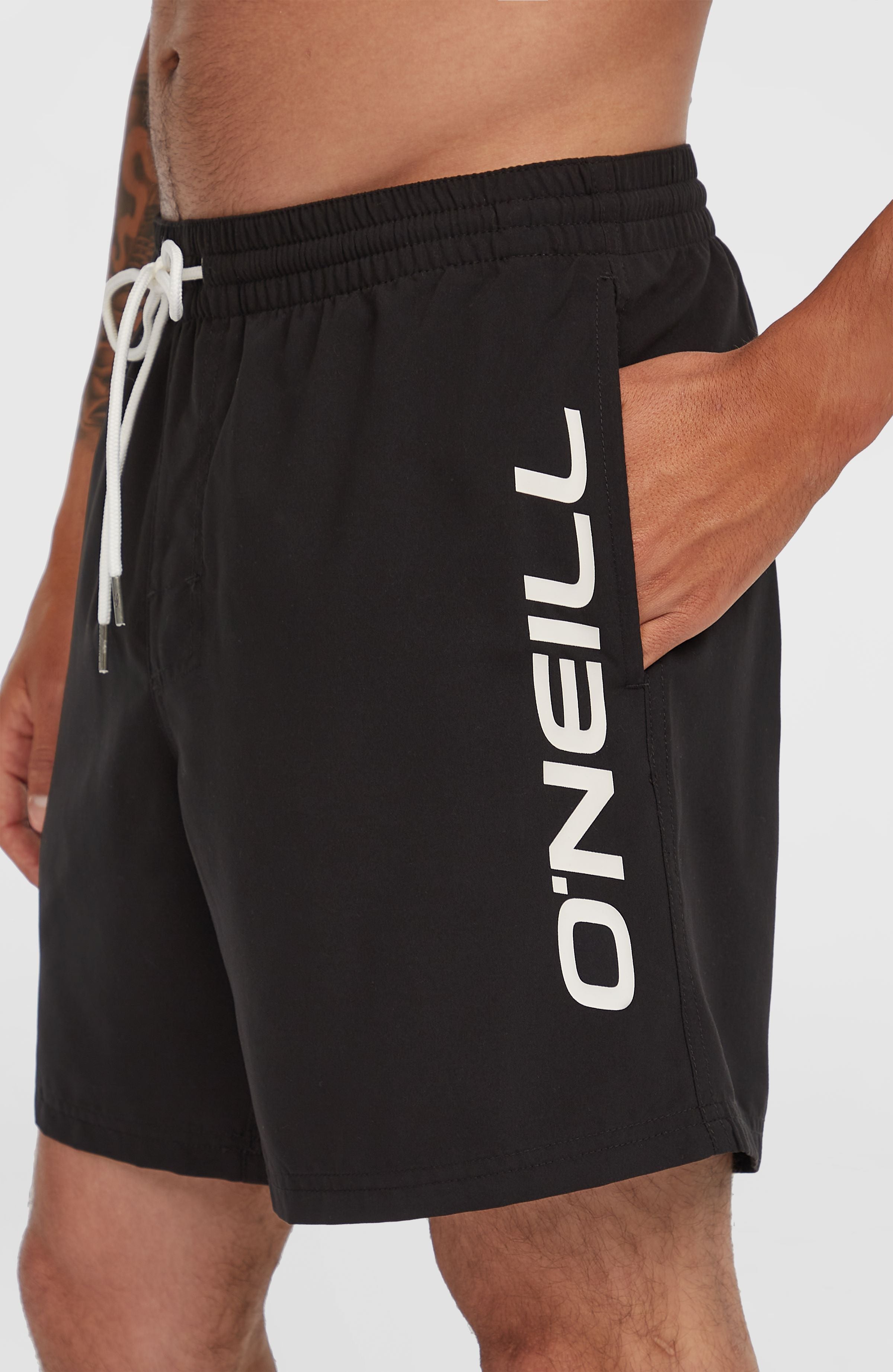 Badeshorts O'NEILL "CALI SHORTS WATER and SUN", Herren, Gr. XS, N-Gr, schwarz (19010 schwarz out), Polyester, Sportlich, Badehosen Image