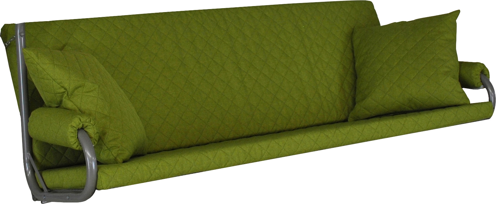 Bankauflage "Joy", grün, B:178cm H:7cm T:180cm, Obermaterial: 100% Polyester. Füllung: 100% Polyurethan, ANGERER FREIZEITMÖBEL, Polsterauflagen