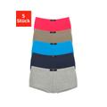 Panty H.I.S Gr. 42, 5 St., bunt (rot, marine, blau, khaki, grau, meliert) Damen Unterhosen Spar-Sets