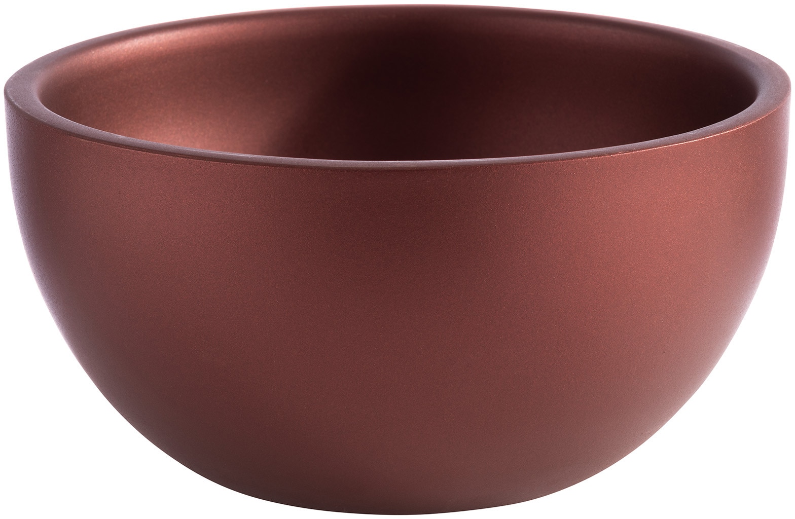 Servierschale APS "LEVANTE", rot (rubinrot), B:17cm H:8,5cm L:17cm T:17cm Ø:17cm, Edelstahl, Schüsseln, ein echter Hingucker an jedem Buffet oder gedeckten Tisch Image
