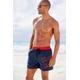 Badeshorts KANGAROOS "Adams" Gr. S (46/48), N-Gr, blau (marine) Herren Badehosen Badeshorts