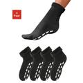 ABS-Socken GO IN Gr. 39-42, schwarz Damen Socken Stoppersocken