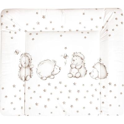 Wickelauflage JULIUS ZÖLLNER "Softy, Igelchen", weiß (igelchen), B:85cm L:75cm, Polyester, Wickelauflagen, Made in Germany