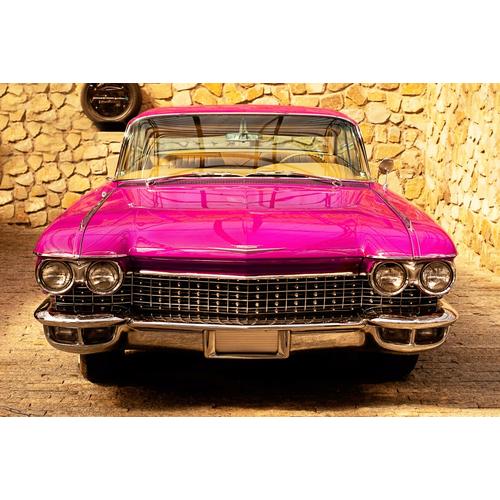 „PAPERMOON Fototapete „“Rosa oldtimer““ Tapeten Gr. B/L: 2,00 m x 1,49 m, Bahnen: 4 St., bunt Fototapeten“