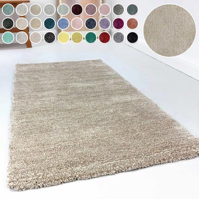 Hochflor-Teppich ESPRIT "Relaxx ESP-4150" Gr. 2, beige (beige, sand), B:80cm H:25mm L:150cm, Kunstfaser, Teppiche, Wohnzimmer, sehr große Farbauswahl, weicher dichter Hochflor Image