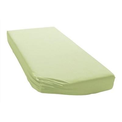 Spannbettlaken BELLANA "Jersey Classic", grün (lindgrün), B:60-70cm L:120-140cm, Jersey, Obermaterial: 100% Baumwolle, Laken, für Kinder und Babys aus reiner Baumwolle Image