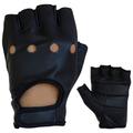 Motorradhandschuhe PROANTI Handschuhe Gr. XXL, schwarz Motorradhandschuhe fingerlose Chopper-Handschuhe aus Leder