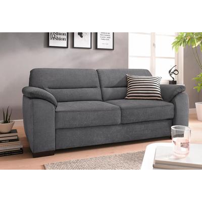 3-Sitzer SIT & MORE "Montego", grau, B:198cm H:88cm T:92cm, Struktur (100% Polyester), Luxus-Microfaser ALTARA NUBUCK (100% Polyester), Luxus-Microfaser (90% Polyester, 10% Polyamid), Sofas, mit Federkern Image