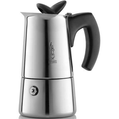 Espressokocher BIALETTI "Musa" Kaffeemaschinen Gr. 0,43 l, 10 Tasse(n), schwarz (edelstahlfarben, schwarz) Espressokocher 10 Tassen