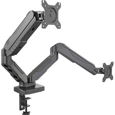 Monitor-Halterung DUO COLLECTION "Game-Rocker MH-F-20", schwarz, Metall, Gerätehalterungen