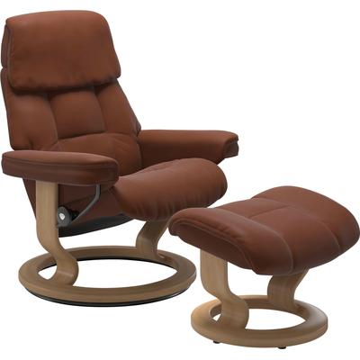 Relaxsessel STRESSLESS "Ruby", braun (copper paloma), B:79cm H:98cm T:76cm, Leder PALOMA: Paloma ist ein durchgefärbtes Semianilin-Möbelleder mit natürlicher Narbung. Es wurde mit einer leichten Oberflächenbehandlung versehen, um es beständiger zu... Image