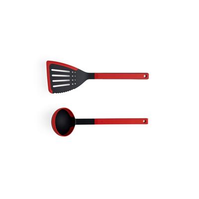 Kochbesteck-Set WOLL "Cook it" Kochbesteck-Sets rot (rot, schwarz)