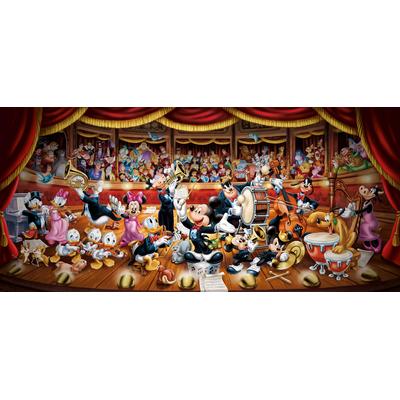 Puzzle CLEMENTONI "Panorama High Quality Collection, Disney Orchester" Puzzles bunt Kinder Made in Europe