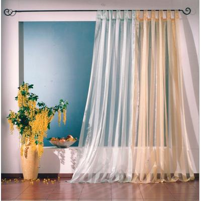 Vorhang WECKBRODT "Lara" Gr. 1, grün (mint), B:110cm H:245cm, Organza, Polyester, Gardinen, transparent, Organza, Gardine, Store Image
