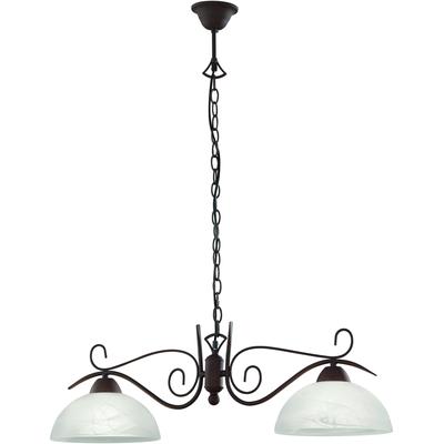 REALITY LEUCHTEN Pendelleuchte, braun, H: 25cm, Lampen, Hängeleuchte, Hängelampe Image