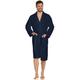 Unisex-Bademantel VOSSEN "Dallas" Bademäntel Gr. XL, blau (dunkelblau) Vossen