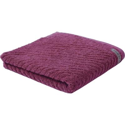 Handtuch ROSS "Smart", lila (beere), B:50cm L:100cm, Frottier, Obermaterial: 100% Baumwolle, Handtücher (Packung), Uni-Rippe mit Velourslabel Image