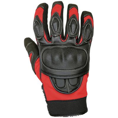 Motorradhandschuhe NERVE "Sporty" Gr. S, rot, Handschuhe, S, mit Weitenverstellung