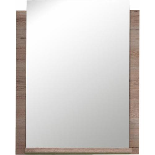 „Badspiegel WELLTIME „“Colmar““ Spiegel Gr. B/H/T: 60 cm x 75 cm x 15 cm, braun (eichfarben san remo hell) Badspiegel“