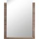 Badspiegel WELLTIME "Colmar" Spiegel Gr. B/H/T: 60 cm x 75 cm x 15 cm, braun (eichfarben san remo hell) Badspiegel