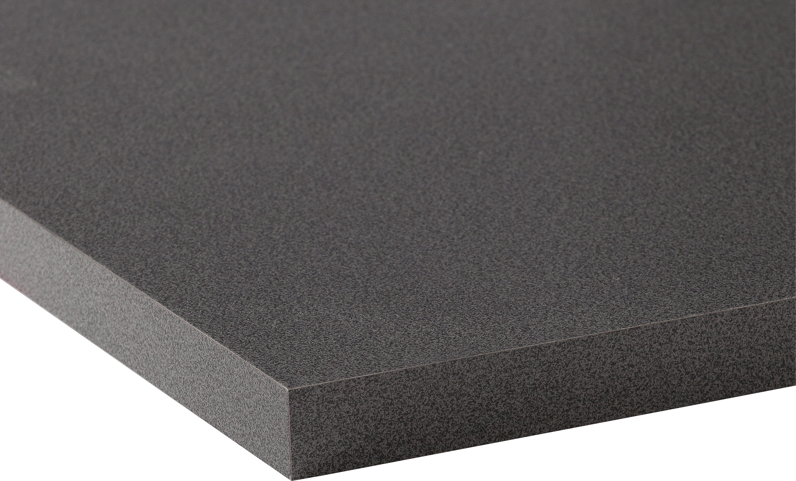 Arbeitsplatte WIHO KÜCHEN "Flexi 28", grau (granit grau), B:120cm H:2,8cm T:60cm, Holzwerkstoff, Spanplatte, Tischplatten, 28 mm stark Image