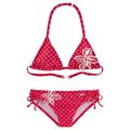 Triangel-Bikini VENICE BEACH Gr. 176, N-Gr, rot Kinder Bikini-Sets Bikinis