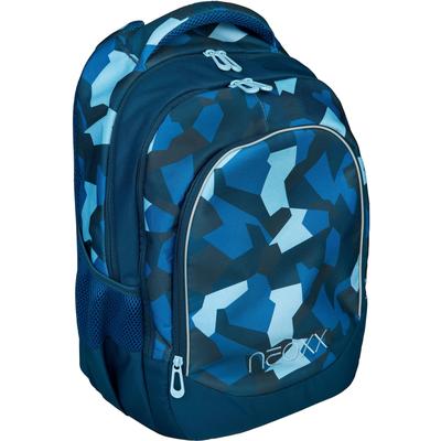 Schulrucksack NEOXX "Fly, Camo Nation" Gr. B/H/T: 30 cm x 41 cm x 22 cm, grün (camo nation) Kinder Rucksäcke Schulrucksäcke