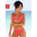 Triangel-Bikini BUFFALO Gr. 36, Cup C/D, rot (hummer) Damen Bikini-Sets Ocean Blue