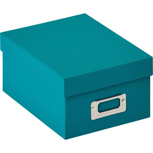 Aufbewahrungsbox WALTHER Aufbewahrungsboxen Gr. B/H/T: 22 cm x 11 cm x 17 cm, grün Aufbewahrungsbox Fotobox Aufbewahrung Ordnung Aufbewahrungsboxen Fun