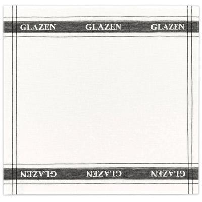 Geschirrtuch DDDDD "Glazen", weiß, 6 tlg., 50 % Baumwolle-50 % Leinen, 50% Baumwolle, 50% Leinen, Geschirrtücher Image