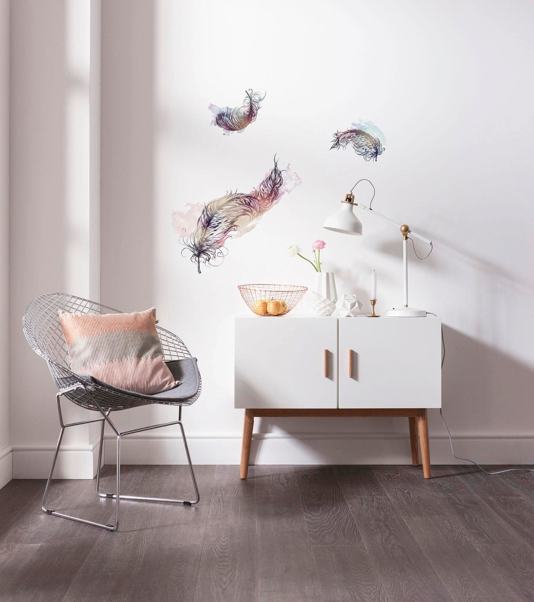 Wandtattoo KOMAR "Inspiration - Größe 50 x 70 cm", bunt, B:50cm H:70cm, Folie, Wandtattoos, Wandtattoo, selbstklebend, Wandsticker