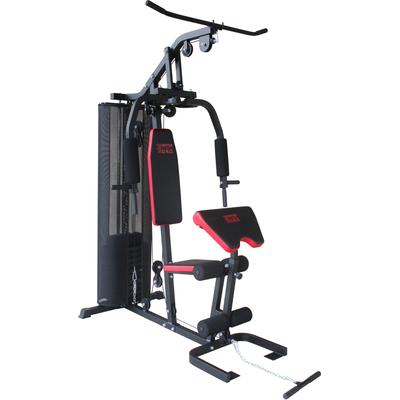 Kraftstation "Multi-Gym Smart", schwarz (schwarz, rot), MOTIVE FITNESS BY U.N.O., KraftstationenB:75cm H:200cm L:148cm, 