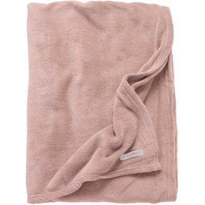 Plaid ESPRIT "Mellow", rosa (hellrosa), B:150cm L:200cm, Wohndecken, besonders kuschelig und weich, Kuscheldecke Image