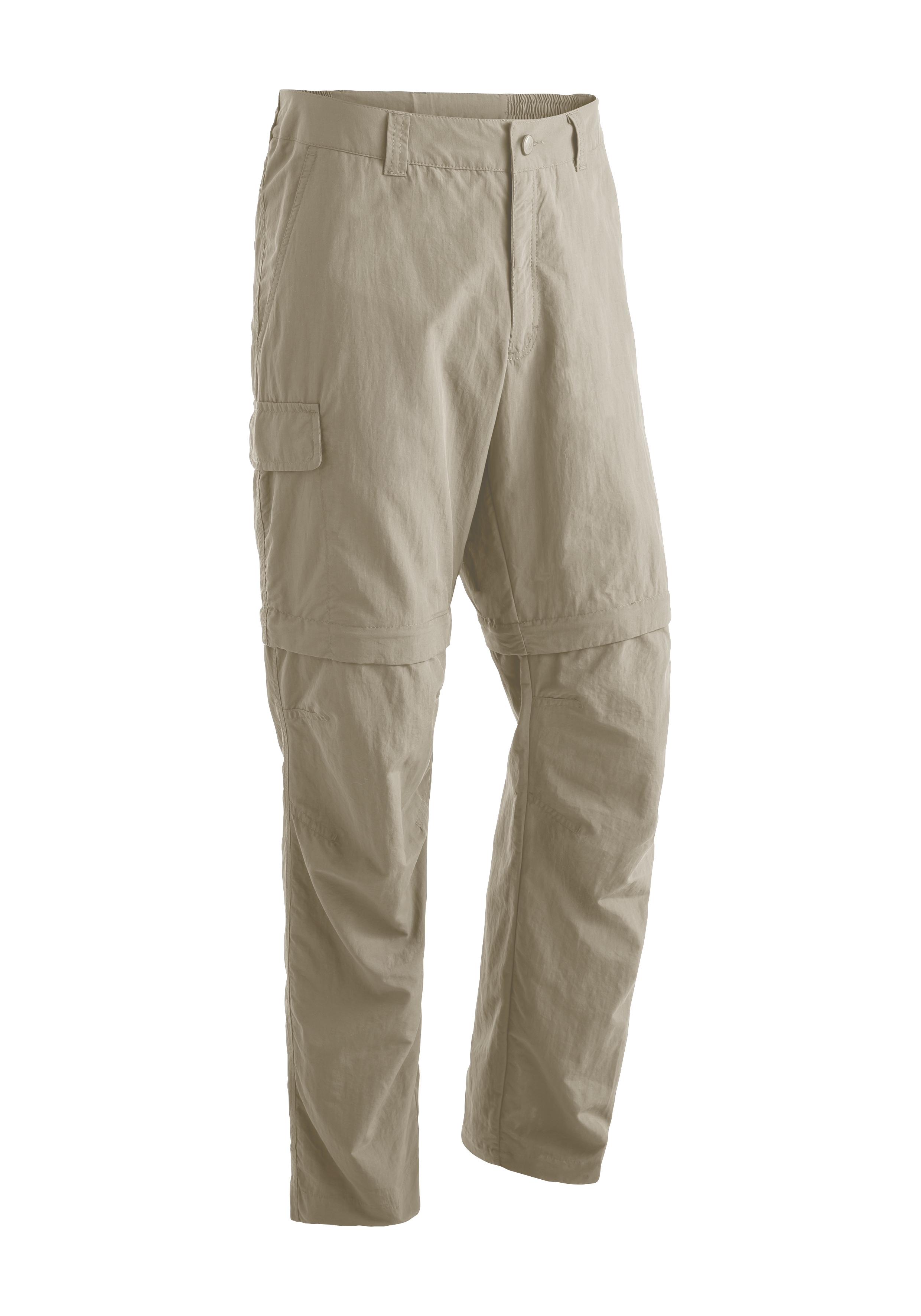 Funktionshose MAIER SPORTS "Trave", Herren, Gr. 29, Kurzgrößen, beige, 100% Polyamid, Hosen, Vielseitige Funktionshose, perfekt zum Wandern und Freizeit Image