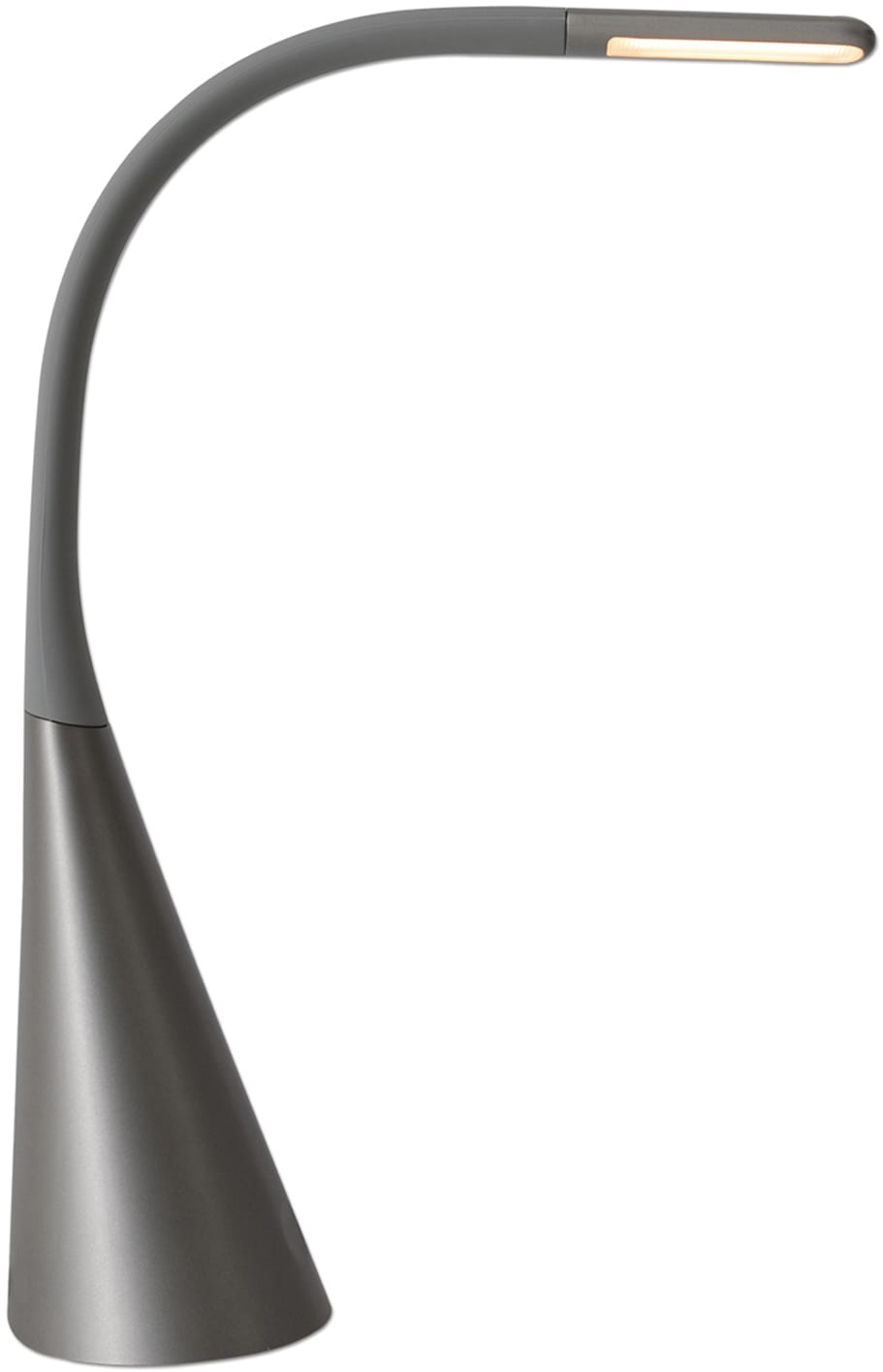 NÄVE LED Tischleuchte "Alf", grau, Ø 11cm H: 65cm, 1 Stk., Leuchten, dimmbar, Touch-Funktion,USB-Ausgang als Ladestation 5V DC, Schreibtischlampe Image