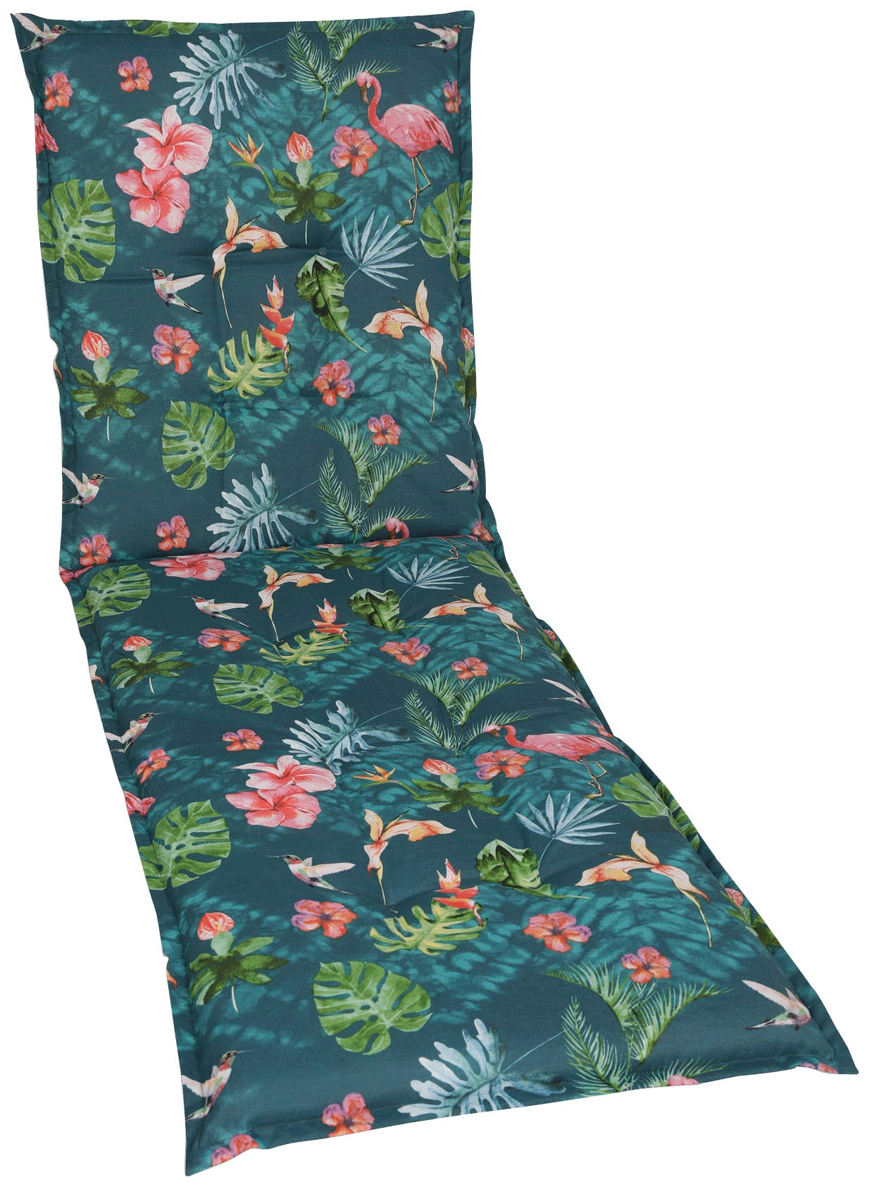 Liegenauflage GO-DE "für Rollliegen", blau (petrol), B:190cm H:8cm T:60cm, Obermaterial: 65% Polyester, 35% Baumwolle, Polsterauflagen