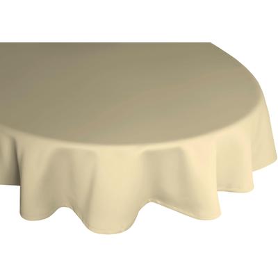 Tischdecke WIRTH "NEWBURY" Gr. 1, grau (taupe), Ø:160cm, Polyester, Baumwolle, Tischdecken, rund Image